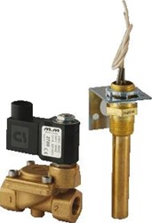 ELDON MAGNEETVENTIEL VAN MESSING EN THERMOSTAAT DIE DE STROOM VAN PERSLUCHT REGULEERT VOOR BP/HT 4X30 4X40