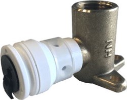 HENCO VISION MUURPLAAT 16 X 1/2 KORT BINNENDRAAD MET PLUG + STOP 2S-1604K
