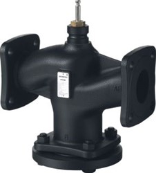SIEMENS BUILDING TECHNOLOGIES. VVF22.25-6.3 2-POORTS KLEP MET FLENS PN6 GRIJS GIETIJZER DN25 KVS = 6.3 M3/H S55200-V102