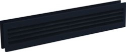 NEDCO DEURROOSTER 455X90MM ZWART KUNSTSTOF