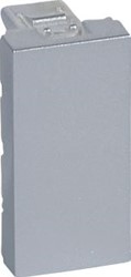 LEGRAND BLINDPLAAT MOSAIC 1MODULE ALUMINIUM