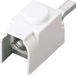 WOHNER RAILSYSTEMEN AANSLUITKLEM STROOMRAIL STROOMRAILBREEDTE 21MM BREEDTE KLEM 21MM GESCHIKT VOOR AANSLUITING RONDE GEL MAX. ADERDOORSNEDE 95MM2 MAX. NOM. BEDRIJFSSTROOM IE 225A 01198