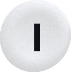 SCHNEIDER ELECTRIC HARMONY LENS DRUKKNOP/SIGNAALLAMP WIT ROND VLAK OPDRUK: I