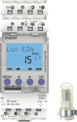 THEBEN LUNA 111 TOP3 AL SCHEMERSCHAKELAAR MET OPBOUW-LICHTSENSOR 1 KANAAL 1110130