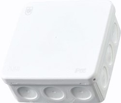 ABB OPBOUWDOOS WAND-PLAFOND HAFOBOX LE 104MM MAX 6MM2 VIERK UNIV 2TKA140002G1