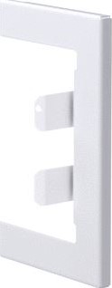 HAGER BR65 WANDROZET STAAL VOOR GOOT 65X100 MM VERKEERSWIT BR65100W9016
