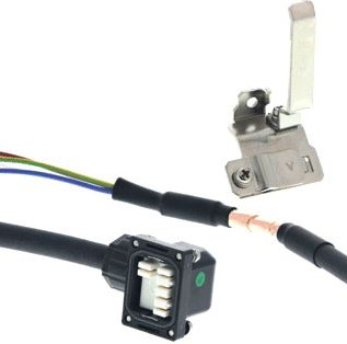 OMRON R88A-CA1A020SF-E 1S SERIE FLEXIBELE VOEDINGSKABEL 20 M 230 V: 100 750 W R88ACA1A020SFE