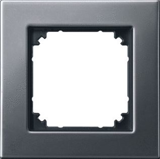 SCHNEIDER ELECTRIC MERTEN M-PLAN AFDEKRAAM SCHAKELMATERIAAL ENKELVOUDIG METAAL RHODIUM 475114