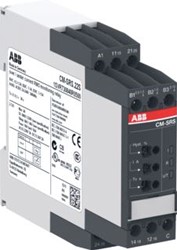 ABB CM-SRS STROOM BEWAKINGSRELAIS MEETSTROOM-3-30MA-10-100MA-0-1-1A TIJDSINST-0-1-30S 2W VOEDINGSSP-220-240VAC VEERDRUKKLEM 1SVR740841R1400
