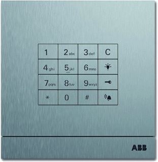 BUSCH-JAEGER WELCOME KEYPAD BUITENPOST RVS 2CKA008300A0415