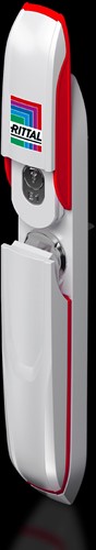 RITTAL AX COMFORTHANDGREEP VOOR AX MET ESPAGNOLETSLUITING MET VEILIGHEIDSSLUITING BINNENWERK E1  2435200-2