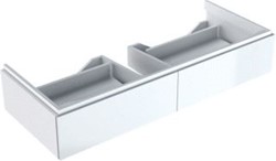 GEBERIT XENO2 WASTAFELONDERBOUWKAST 2X LADE SPAANPLAAT 220 X 1174 X 462MM (HXBXD) HOOGGLANS WIT 500.517.01.1
