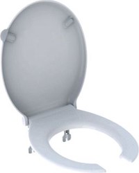GEBERIT 300 COMFORT CLOSETZITTING MET DEKSEL MIVA DUROPLAST ANTIBACTERIEEL WIT 501.386.00.1