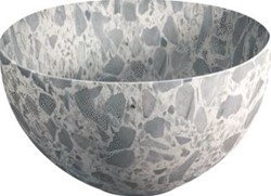 LOOOX CERAMIC RAW SMALL 23CM TERRAZZO GREY WWKS23TG