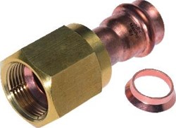 CONEX BANNINGER MAXIPRO FLARE KOPPELING RVS MOER 3/8 VPE=4ST MPA5289G0030301