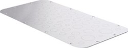 RITTAL SZ METALEN WARTELPLAAT VOOR AX MET METRISCHE UITDRUKPOORTEN BD: 256X149MM VOOR WARTELPLATEN GROOTTE 1  2571100
