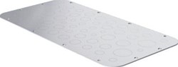 RITTAL SZ METALEN WARTELPLAAT VOOR AX MET METRISCHE UITDRUKPOORTEN BD: 447X149MM VOOR WARTELPLATEN GROOTTE 3  2573100