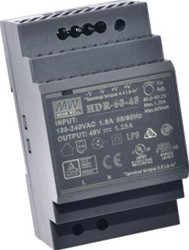 MEANWELL UNIV VOED EENH 52.5X90X54.5MM SPANNINGSTYPE DC HDR-60-15