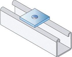 FLAMCO SP-STR M10 SLUITPLAAT STRUT VIERKANT 83003