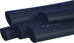 3M HDT A KRIMPSLANG DIKWANDIG POLYOLEFINE (PO-X) ZWART LENGTE 1000MM TYPE WARMKRIMP BINNENDIAMETER VOOR INKRIMPING 85MM MET INWENDIGE KLEEFSTOF BINNENDIAMETER NA INKRIMPING 26MM KRIMPIN 7100195514