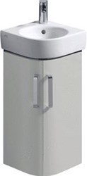 GEBERIT RENOVA COMPACT ONDERBOUWKAST HOEKFONTEIN WAND 2X DEUR SPAANPLAAT 604 X 425 X 330MM (HXBXD) LICHTGRIJS 862133000