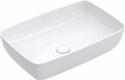 VILLEROY & BOCH ARTIS OPZETWASTAFEL HOEKIG WAND VERHOOGDE VOET GEEN OVERLOOP 380 X 580MM (DXB) STEEN WIT KERAMIEKPLUS 417258RW