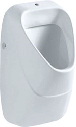 GEBERIT 300 URINOIRS URINOIR MIKPUNT BOVENINLAAT AFVOER ACHTER/ONDER VUILAFSTOTEND 570 X 340 X 340MM (HXBXD) WIT S8602105001G