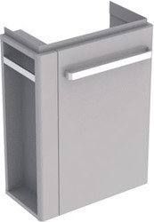 GEBERIT RENOVA COMPACT ONDERBOUWKAST FONTEIN 1X DEUR LINKS MET HANDDOEKHOUDER SPAANPLAAT 604 X 448 X 252MM (HXBXD) LICHTGRIJS 862251000
