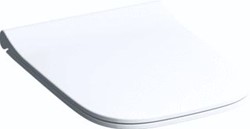 GEBERIT SMYLE CLOSETZITTING MET DEKSEL VIERKANT SMAL DESIGN SANDWICHVORM DUROPLAST WIT (MONTAGE VAN BOVENAF) 500.239.01.1