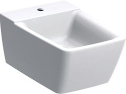 GEBERIT XENO2 WANDBIDET KRAANGAT MIDDEN KERAMIEK VUILAFSTOTEND 350 X 540 X 235MM (BXDXH) GLANS WIT 500.501.01.1