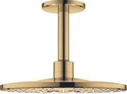 GROHE RAINSHOWER SMARTACTIVE HOOFDDOUCHESET DUO ROND PLAFOND 310MM DOUCHEKOP 2X STRAALSOORT 142MM ARM COOL SUNRISE 26477GL0