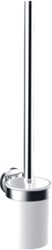 EMCO ROUND TOILETBORSTELGARNITUUR HOUDER KUNSTSTOF WIT ZWART 431513300