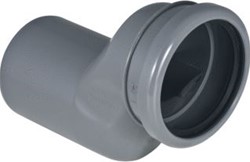 GEBERIT AANSLUIT SET VOOR WAND-WC MET SPRONG VAN 5 CM: GRIJS 388.352.29.1