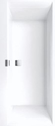 VILLEROY & BOCH SQUARO EDGE 12 LIGBAD RECHTHOEK 1800X800 QUARYL STEENWIT UBQ180SQE2DV-RW