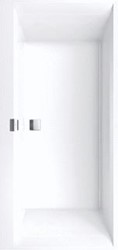VILLEROY & BOCH SQUARO EDGE 12 LIGBAD RECHTHOEK 1900X900 MM QUARYL STEEN WIT UBQ190SQE2DV-RW