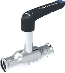 VSH XPRESS FULLFLOW RVS KOGELAFSLUITER MET VERLENGDE SPINDEL FF 22 (DN20) 2020000101