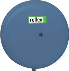 REFLEX C-DE 8 SANITAIR EXPANSIEVAT BLAUW MET BUTYL BALG CILINDRISCHE VORM GELAST 4 BAR (MAX.) 10 BAR 7270900