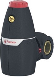 FLAMCO XSTREAM LUCHTAFSCHEIDER DN20 22MM KUNSTSTOF KLASSE PN10 BOUWLENGTE 119MM ZWART 11011