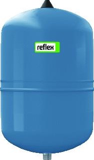 REFLEX EXPANSIEVAT DC25 10BAR SANITAIR COMPACT MET MEMBRAAN BLAU 7200400