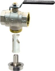 UBEL KOGELAFSLUITER UBEL UITWENDIGE BUISDIAMETER AANSL 50MM