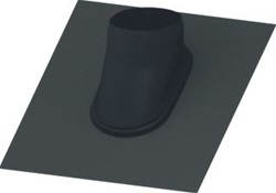 BURGERHOUT FX EASY DAKDOORVOERPAN 1-PAN DAKHELLING 15-60° VERTICALE DOORVOER ZWART 400472001