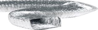 PANFLEX ALUGUARD RECHTHOEKIG ONGEISOLEERDE VENTILATIESLANG 80X140 MM LENGTE 10 M 356.140.10.01