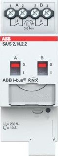 ABB BUSCH JAEGER SCHAKELAKTOR STANDAARD KNX 2-VOUDIG 10 AMPERE 2CDG110257R0011