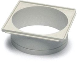 AQUABERG OPZET EN VERLENGSTUK V/VLOERPUT OPZETSTUK ABS 0174