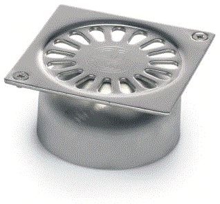 AQUABERG RVS ROOSTER T.B.V. 182101040 82X82MM INCL. REUKAFSLUITER 610100002