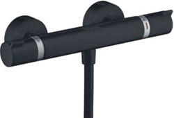 HANSGROHE ECOSTAT COMFORT DOUCHETHERMOSTAATKRAAN OPBOUW TWEEGREEPS 150MM MET S-KOPPELINGEN MAT ZWART 13116670