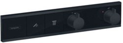 HANSGROHE DOUCHETHERMOSTAAT AFBOUWDEEL RAINSELECT 2 FUNCTIES MAT ZWART 15380670
