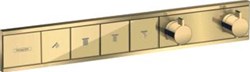 HANSGROHE DOUCHETHERMOSTAAT AFBOUWDEEL RAINSELECT 4 FUNCTIES GEPOLIJST GOUD OPTIEK 15382990