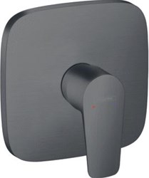 HANSGROHE AFBOUWDEEL DOUCHEMENGKRAAN TALIS E 1-GREEPS INBOUW GEBORSTELD ZWART CHROOM 71765340
