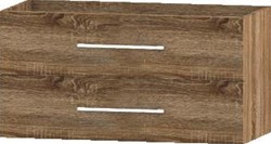 WAVEDESIGN BADMEUBELKAST SAN MARINO WASTAFELONDERBOUWKAST 100 CM 2 LADEN SOFTCLOSE SONOMA BROWN 5821149561